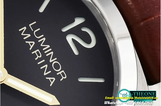 Panerai - PAM351 Q Lum. Marina 3 Days TI/LE Brown VSF P9000 Mod — photo 17