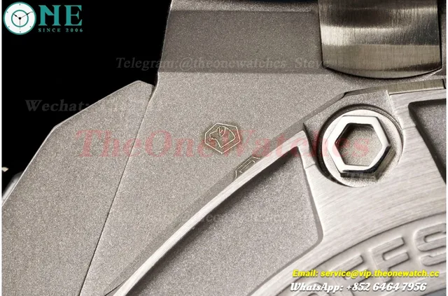 Royal Oak Offshore 44mm Michael Schumacher SS/RU Grey/Blue JJF A3126 — photo 19