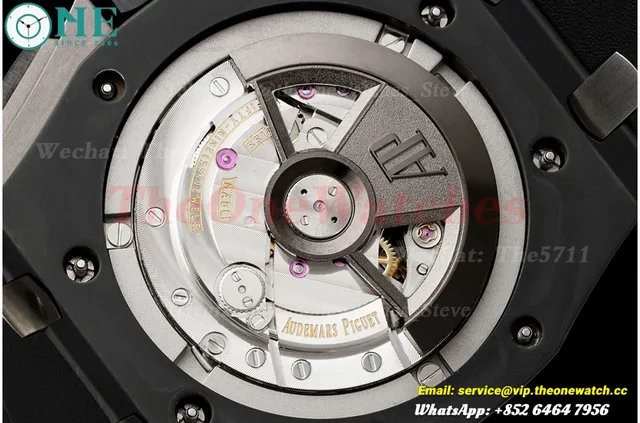 Royal Oak Offshore 26405CE 44mm Black Cer/RU Grey Dial APJF A7750 Mod — photo 9