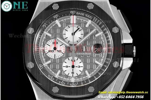 Royal Oak Offshore 44mm SS/RU Grey/White JJF A3126 — photo 2