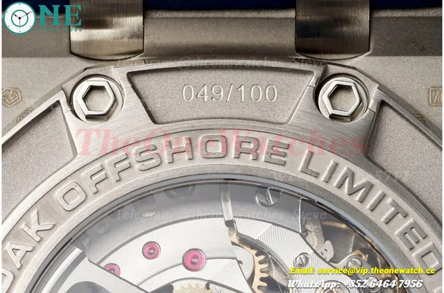 Royal Oak Offshore 44mm Michael Schumacher SS/RU Grey/Blue JJF A3126 — photo 16