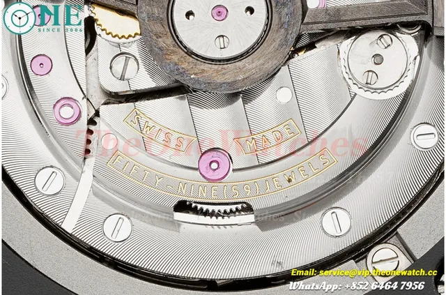 Royal Oak Offshore 26405CE 44mm Black Cer/RU Green Dial APJF A7750 Mod — photo 19