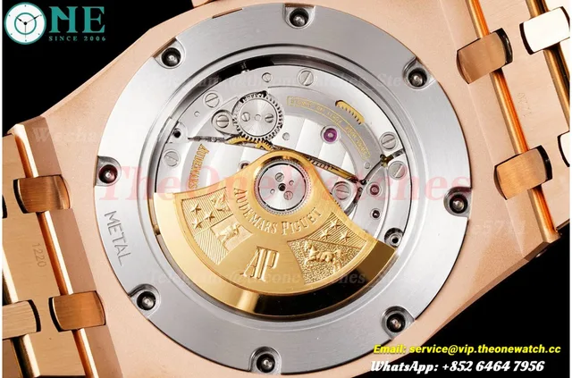 Royal Oak 15400 RG/RG Black/Stk APSF SA3120 Super Clone — photo 12