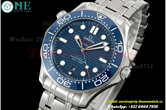 Seamaster 300m 42mm SS/SS Blue Dial VSF VS8800 Super Clone
