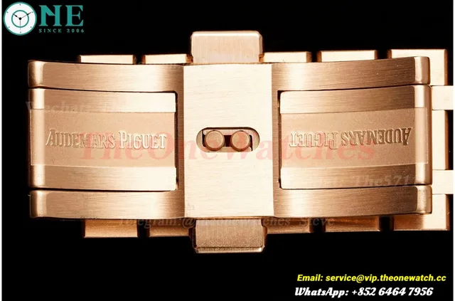 Royal Oak 15400 Frosted 41mm RG/RG White IPF SA3120 Super Clone — photo 28