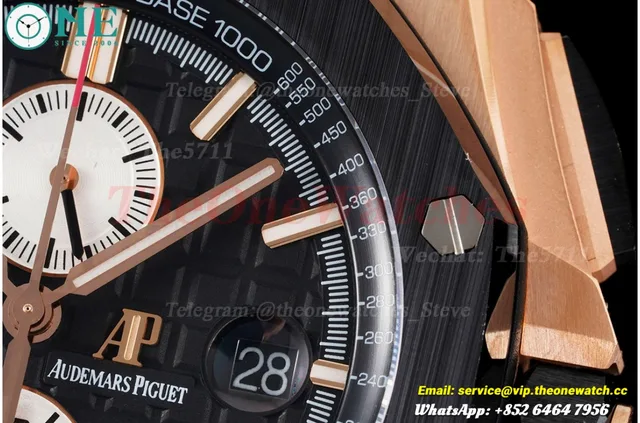 Royal Oak Offshore 44mm RG/RU Black/White JJF A3126 — photo 5