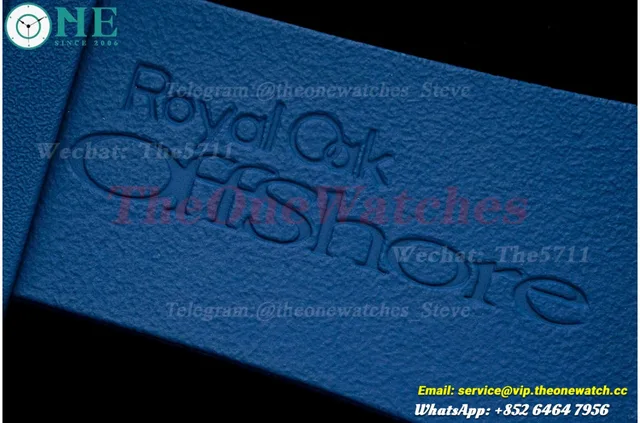 Royal Oak Offshore 44mm Michael Schumacher SS/RU Grey/Blue JJF A3126 — photo 28