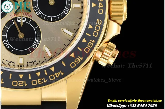 Daytona 126518 40mm YG/RU Gold/Black VSF V2 DD4131(Gain Weight) — photo 8