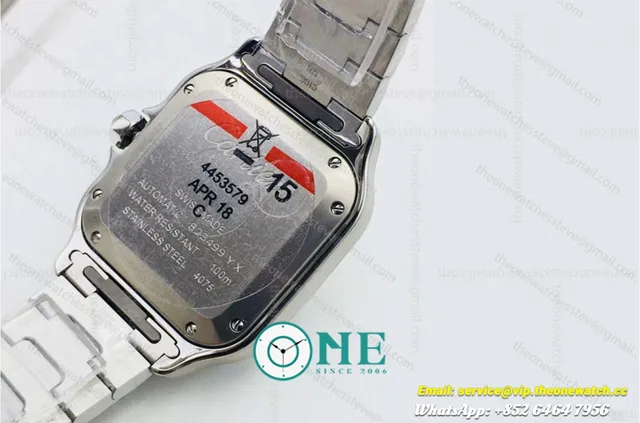 Santos Diamonds SS/SS White/Mois Dial KORF MY9015 — photo 3
