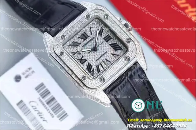 Cartier - Santos 100 42mm Dia SS/LE Dia/Rmn TWF 8215 — photo 3