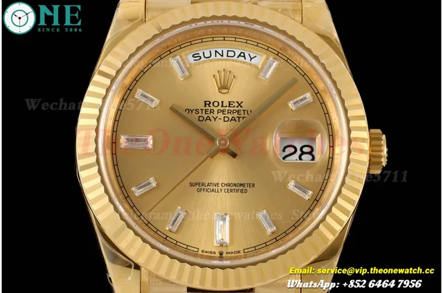 DayDate 228238 40mm YG/YG Gold/Dia VSF V2 DD3255 (Weighted Approx.182g) — photo 2
