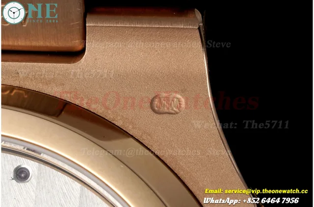 Nautilus 40mm 5712 RG/RG Brown/Stk UMI PPF240 (Weighted Approx.195g)(Free Sprung) — photo 20