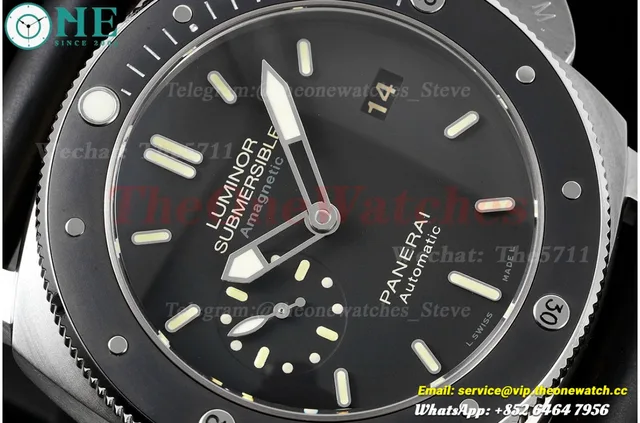 PAM389 Submersible AMag TI/RU 47MM Black VSF V3 Mod.P9000 — photo 3