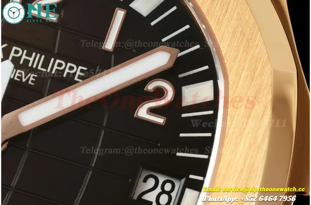 Aquanaut 5167 40mm RG/RU Brown Dial BBF DD324 Super Clone — photo 5