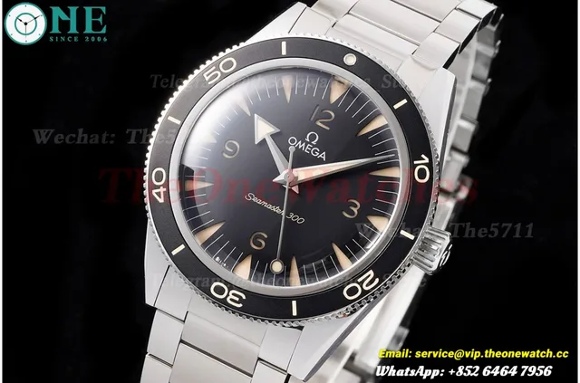 Seamaster 300m 41mm No Date SS/SS Black Dial VSF A8912