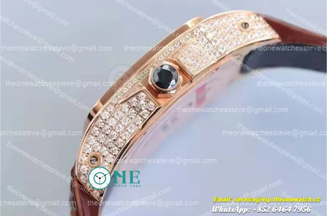 Cartier - Santos De Cartier 42mm Dia RG/LE Dia/Rmn TWF 8215 — photo 8