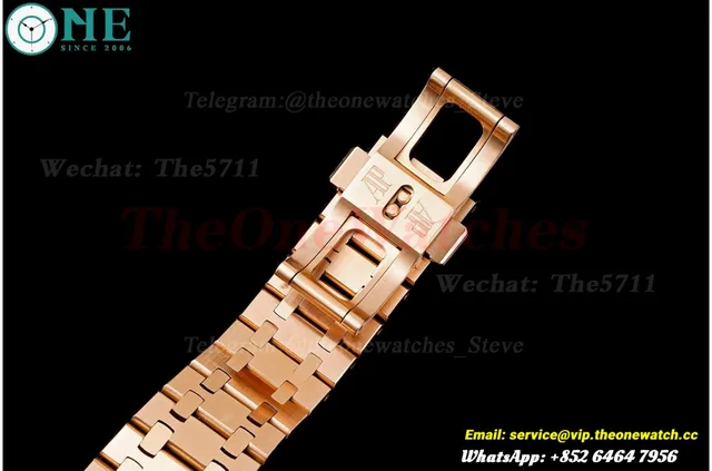 Royal Oak 15400 RG/RG Black/Stk APSF SA3120 Super Clone — photo 27