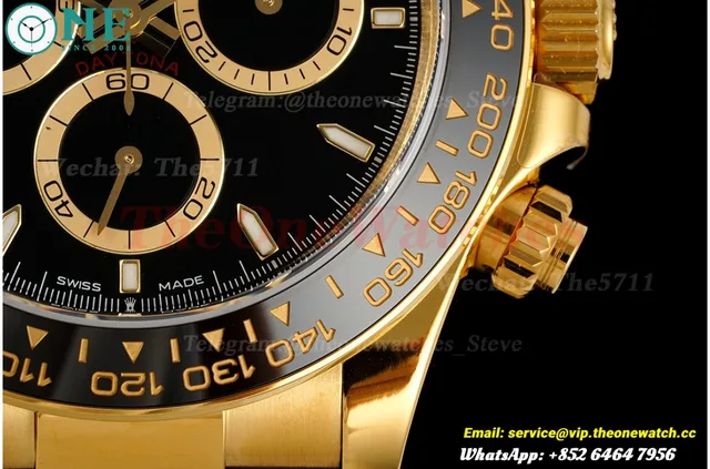 Daytona 126518 40mm YG/RU Black/Black VSF V2 DD4131(Gain Weight) — photo 8