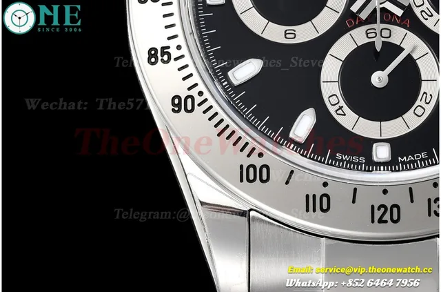 Daytona 116520 40mm SS/SS Black Dial VSF DD4130 — photo 7