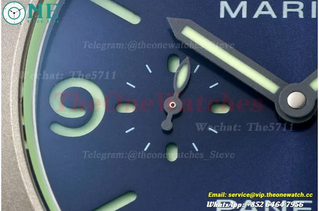 PAM1117 Lum. Marina Auto 44mm TI/NY Blue VSF P9010 — photo 5