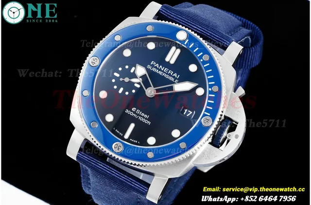 Submersible PAM1289 44mm SS/NY Blue Dial VSF P900