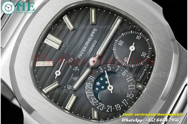 Nautilus 40mm 5712 Tiffany & Co. SS/SS Blue Dial PPF V3 A240  Super Clone — photo 3