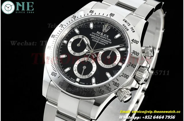 Daytona 116520 40mm SS/SS Black/Stk VF DD4130
