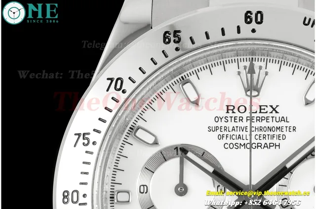 Daytona 116520 40mm SS/SS White Dial UFO UFO.F4130 (Free Sprung) — photo 5