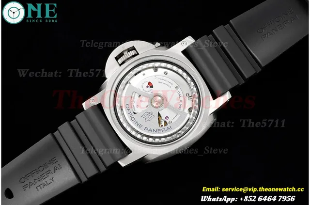 PAM719 Submersible 1950 GMT 47MM TI/RU Blue VSF P9001 — photo 15