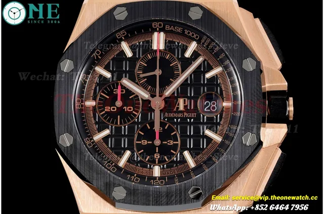 Royal Oak Offshore 44mm RG/RU Black/Black JJF A3126 — photo 2