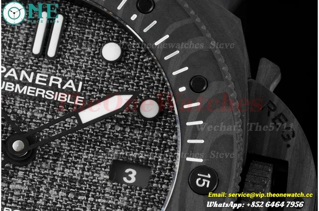 PAM1039 Submersible Luna Rossa GMT 47mm Carbon/RU VSF P9010 Super Clone — photo 6