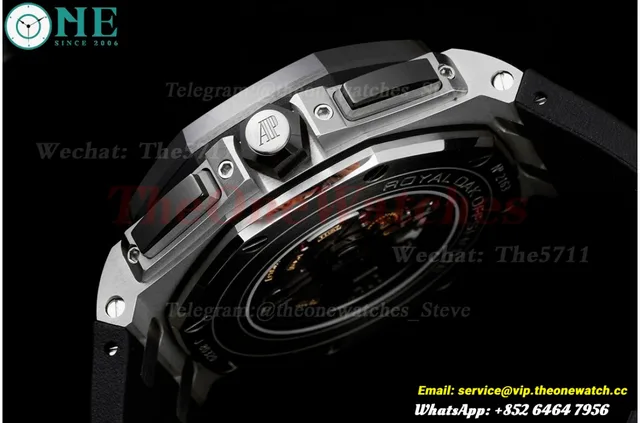 Royal Oak Offshore 26400IO 44mm SS/RU Black/White JJF A3126 — photo 7