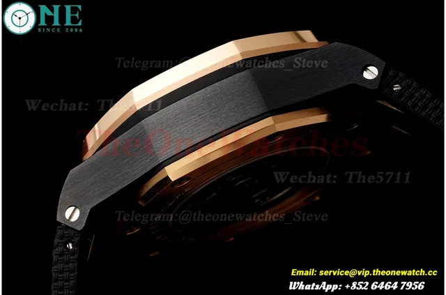 Royal Oak Offshore 26405NR 44mm Black Cer/RU Grey Dial APJF A7750 Mod — photo 10