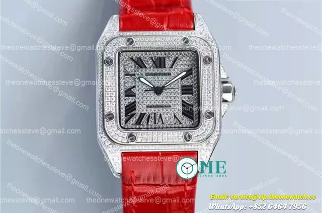 Cartier - Santos 100 42mm Dia SS/LE Dia/Rmn TWF 8215