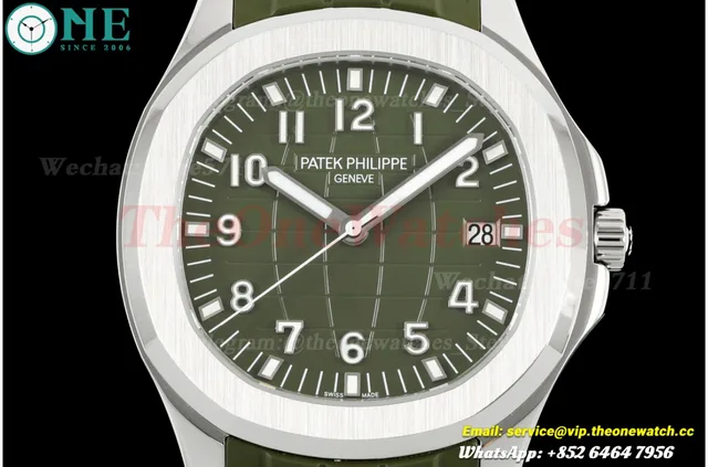 Aquanaut 5168 42mm SS/RU Green Dial BBF DD324 Super Clone — photo 2