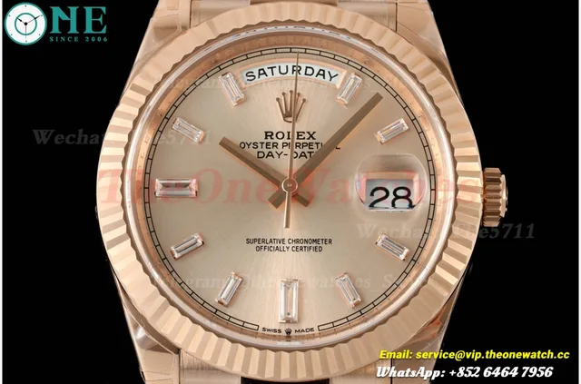 DayDate 228235 40mm RG/RG RG Gold/Rmn VSF V2 DD3255 (Weighted Approx.182g) — photo 2
