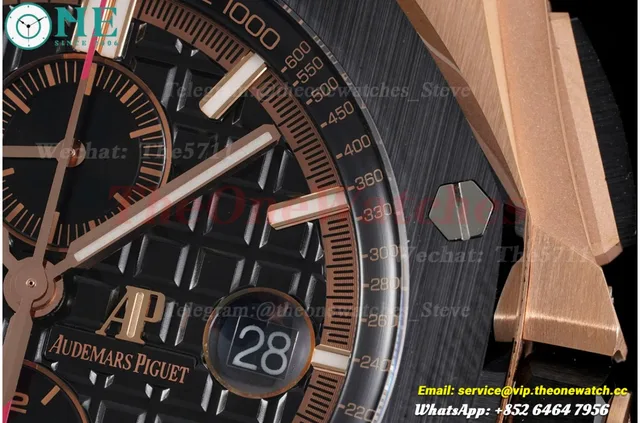 Royal Oak Offshore 44mm RG/RU Black/Black JJF A3126 — photo 5