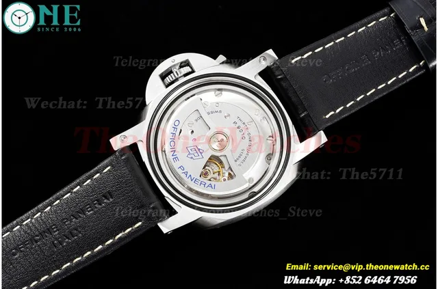 PAM1312 Lum. Marina Auto 44mm Black SS/LE VSF P9010 — photo 13