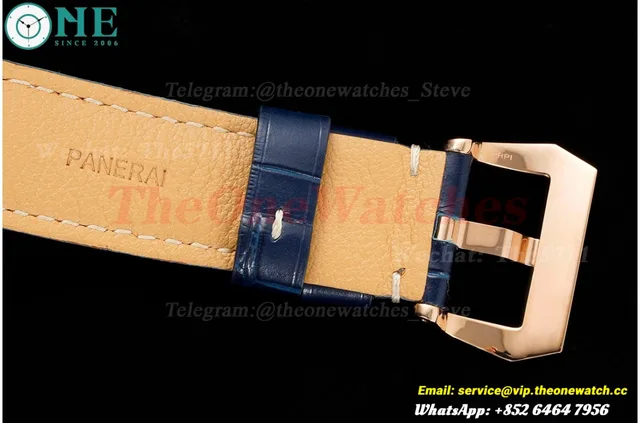PAM1112 Lum. Marina 44mm RG/LE Blue VSF P9010 — photo 31
