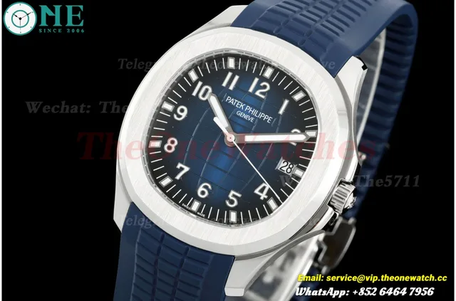 Aquanaut 5168 42mm SS/RU Blue Dial BBF DD324 Super Clone