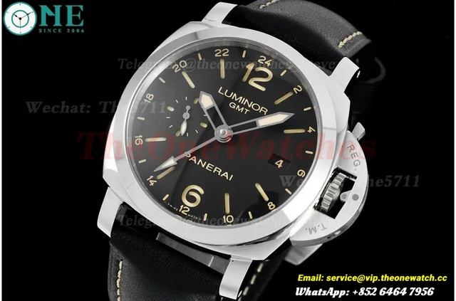 Luminor PAM531 GMT 44mm SS/LE Black Dial VSF P9003
