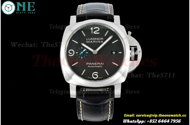 PAM1312 Lum. Marina Auto 44mm Black SS/LE VSF P9010 — photo 4