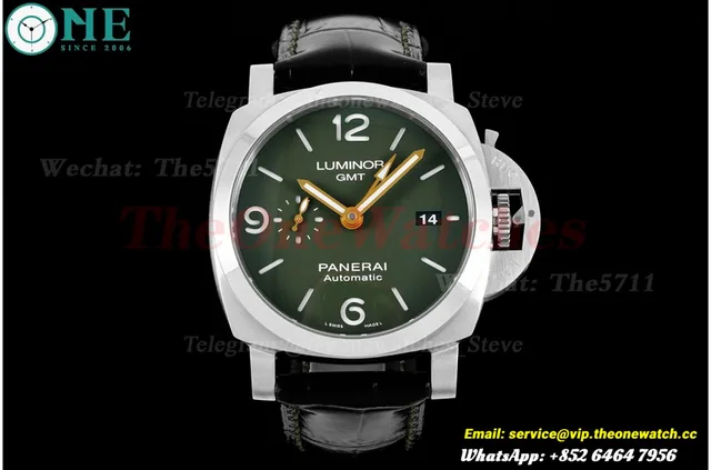 PAM1056 Luminor GMT 44mm SS/LE Green VSF P9011 Super Clone — photo 3
