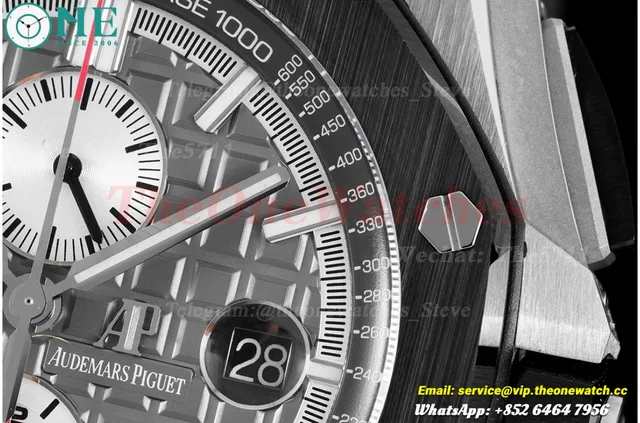 Royal Oak Offshore 44mm SS/RU Grey/White JJF A3126 — photo 5