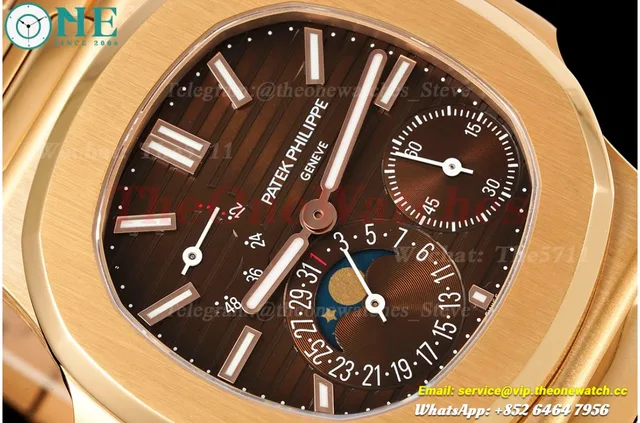 Nautilus 40mm 5712 RG/RG Brown/Stk PPF V3 A240 Super Clone — photo 3