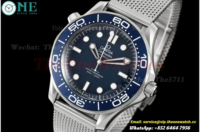 Seamaster 300m James Bond 60th 42mm SS/SS Blue Dial VSF VS8806