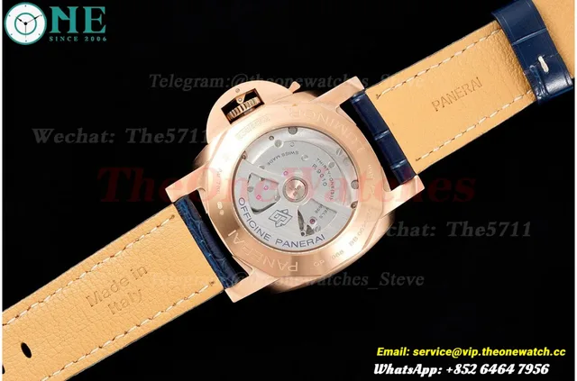 PAM1112 Lum. Marina 44mm RG/LE Blue VSF P9010 — photo 12