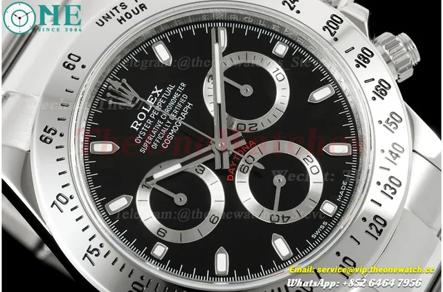 Daytona 116520 40mm SS/SS Black Dial UFO UFO.F4130 (Free Sprung) — photo 3