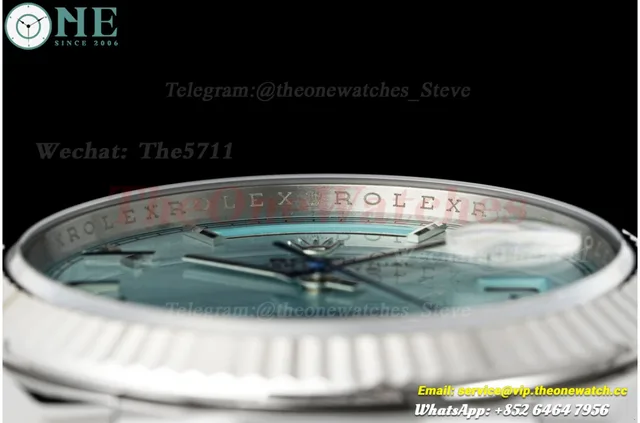 DayDate 228236 40mm SS/SS Ice Blue/Rmn VSF DD3255 Super Clone — photo 6
