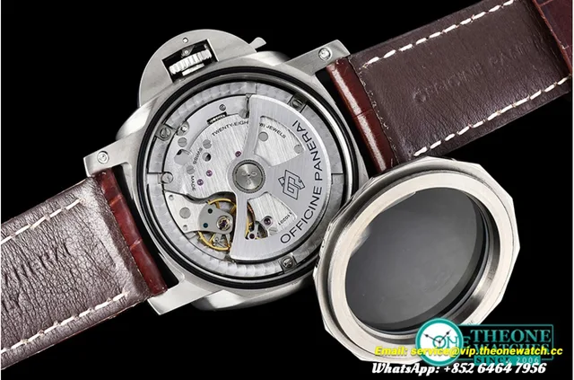 Panerai - PAM351 Q Lum. Marina 3 Days TI/LE Brown VSF P9000 Mod — photo 7